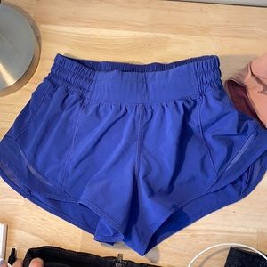Lululemon Hotty Hot Short 2.5 Royal Blue